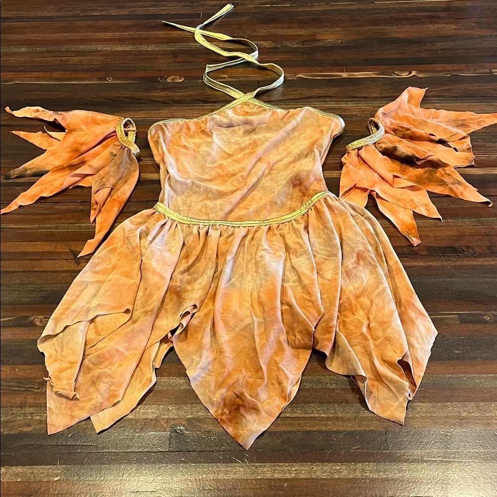 Orange Fairy Rave Festival Outfit- size small/medium